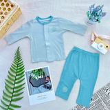 Bộ dài tay Hrnee cài chéo Modal organic