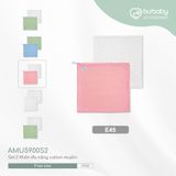 Set 2 khăn quấn đa năng muslin Bubaby