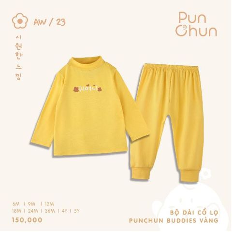 Bộ dài tay cổ lọ Punchun