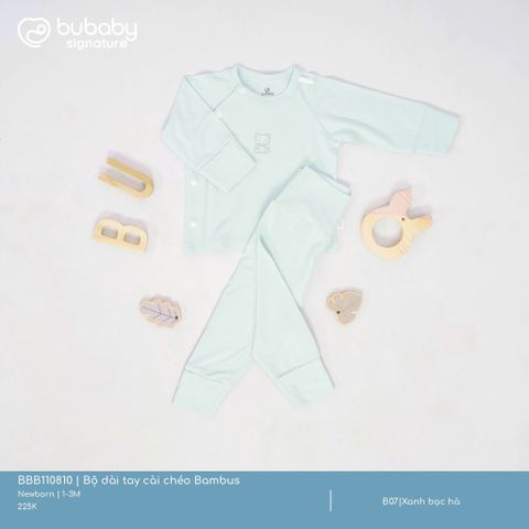 Bộ dài tay cài chéo Bambus Bubaby BBB110810.0NBA08