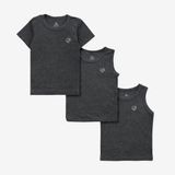 Set 3 Áo ngắn tay, sát nách, ba lỗ Siro Bubaby