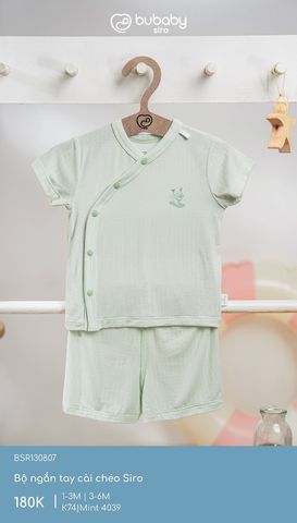Bộ ngắn tay cài chéo Siro Bubaby BSR130807.06MK69