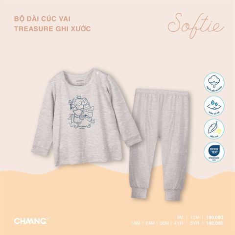 Bộ dài tay cúc vai Treasure Chaang