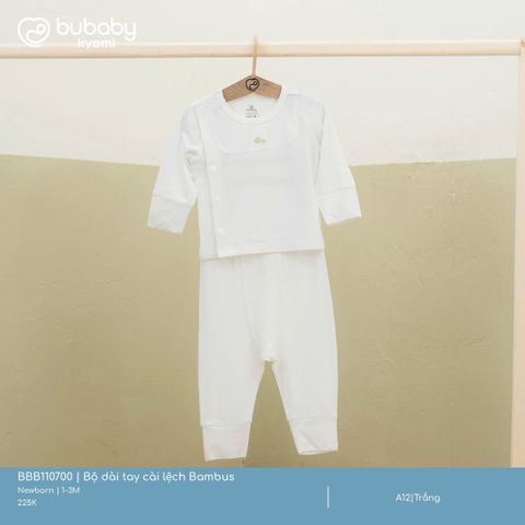 Bộ dài tay cài lệch Bambus Bubaby BBB110700.M13I69