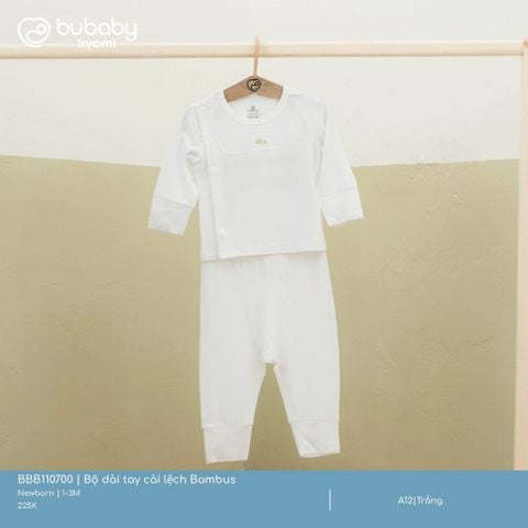 Bộ dài tay cài lệch Bambus Bubaby BBB110700.M13I69
