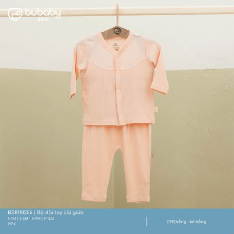 Bộ dài tay cài giữa Bubaby BSR110206.06MC99
