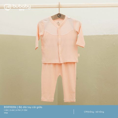 Bộ dài tay cài giữa Bubaby BSR110206.06MC99