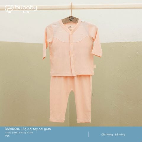Bộ dài tay cài giữa Bubaby BSR110206.06MC99