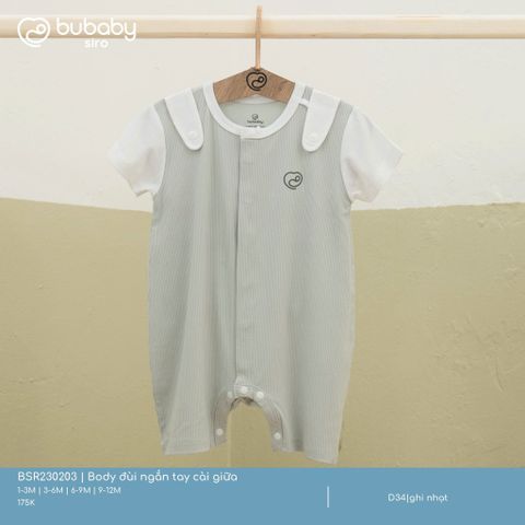 Body đùi ngắn tay cài giữa Bubaby BSR230203.06MD34