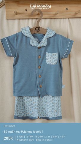 Bộ ngắn tay Pyjamas Iconic 1 Bubaby BBB130211.03YH63