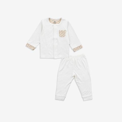 Bộ dài tay cài giữa Bambus Bubaby