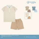 Bộ ngắn tay cổ Polo kéo khóa Bubaby BPN1303KK.03YI86