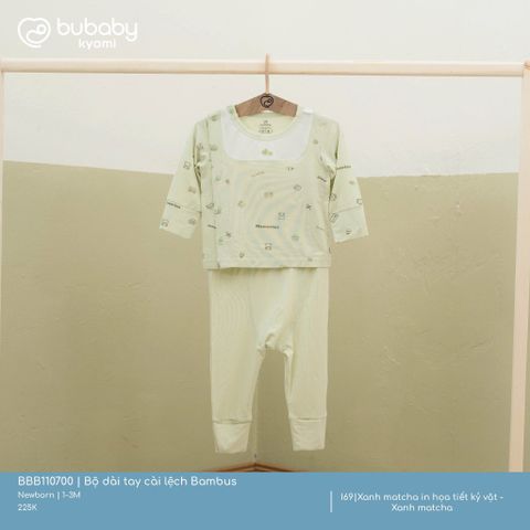 Bộ dài tay cài lệch Bambus Bubaby BBB110700.M13I69