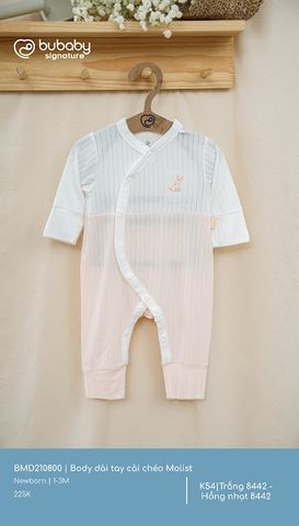 Body dài tay cài chéo Molist BMD210800.0NBK53