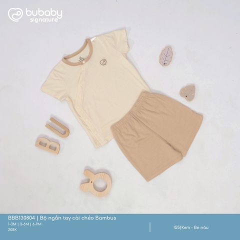 Bộ ngắn tay cài chéo Bambus Bubaby BBB130804.06MF10