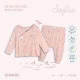 Bộ dài tay Chaang cúc chéo