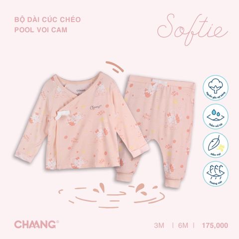 Bộ dài tay Chaang cúc chéo