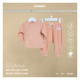 Bộ dài tay cúc chéo Chaang Music - Hồng - 0-3m