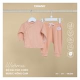 Bộ dài tay cúc chéo Chaang Music - Hồng - 0-3m