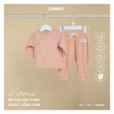 Bộ dài tay cúc chéo Chaang Music - Hồng - 0-3m