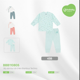 Promo Bộ dài tay cài chéo Bambus 110805 Bubaby