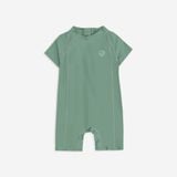 Bộ đồ bơi liền ngắn tay khóa sau Bu Aqua Bubaby
