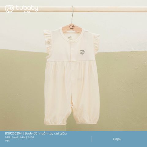 Body đùi ngắn tay cài giữa Bubaby BSR230204.06MA10