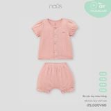 Bộ cộc tay màu hồng Nous NB2S25-SC2-U07-SM-0M