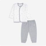 Bộ dài tay cài giữa Bambus Signature Bubaby