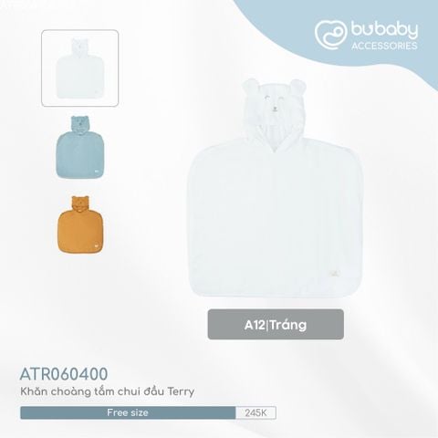 Khăn choàng tắm chui đầu Terry 060400 Bubaby