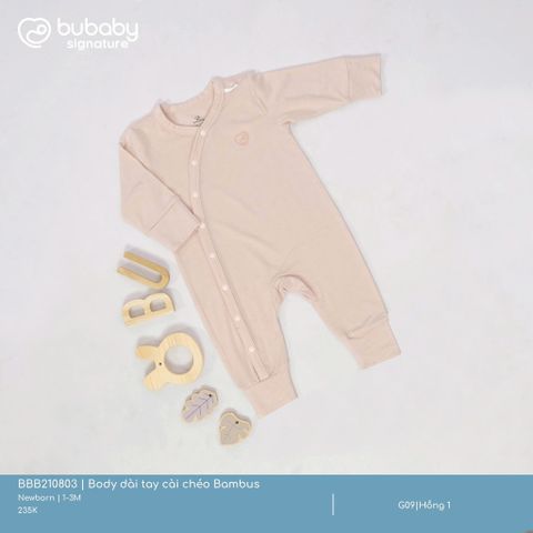 Body dài tay cài chéo Bambus Bubaby BBB210803.0NBA08