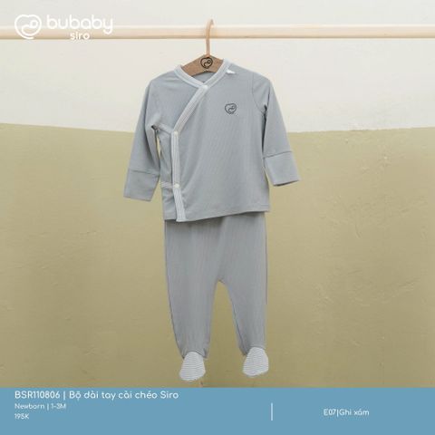 Bộ dài tay cài chéo Siro Bubaby BSR110806.0NBA12