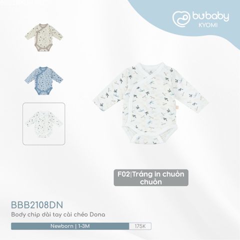 Body chip dài tay cài chéo Dona 2108DN Bubaby