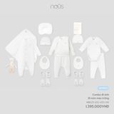 Combo đi sinh 19 món màu trắng Nous NB1S25-GS2-U03-SW-NB