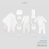 Combo đi sinh 19 món màu trắng Nous NB1S25-GS2-U03-SW-NB
