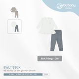 Bộ dài tay Cổ sen gấu xòe Lennie Bubaby BWL1155GX.03Y35A