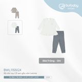 Bộ dài tay Cổ sen gấu xòe Lennie 1155GX Bubaby