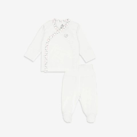 Bộ dài tay cài chéo Bambus Iconic 1 Bubaby