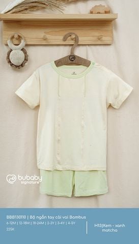 Bộ ngắn tay cài vai Bambus BBB130110.03Y59A