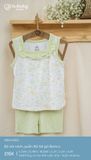 Bộ sát nách ,quần đùi bé gái Bamco Bubaby BBB1443BG.03YK33