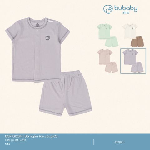 Bộ ngắn tay cài giữa Bubaby BSR130204.06MB34