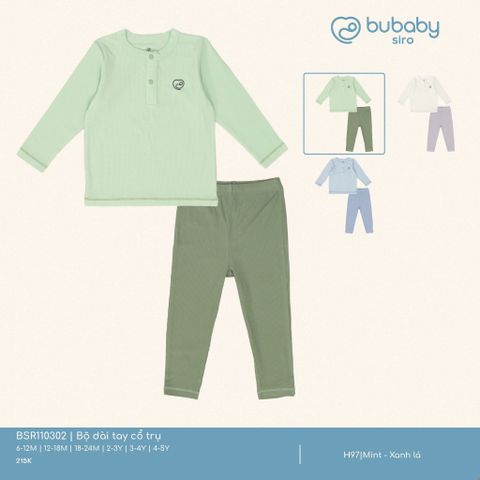 Bộ dài tay cổ trụ Bubaby BSR110302.03Y35A