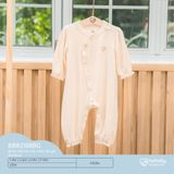 Body dài tay cài chéo bé gái Bubaby BBB2108BG.06MA10