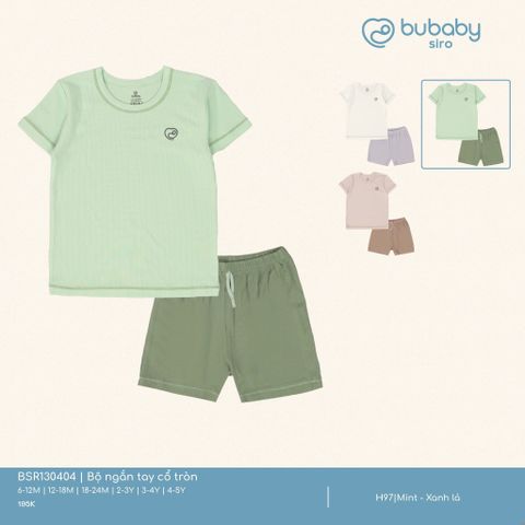 Bộ ngắn tay cổ tròn Bubaby BSR130404.03Y35A