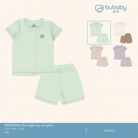 Bộ ngắn tay cài giữa Bubaby BSR130204.06MB34
