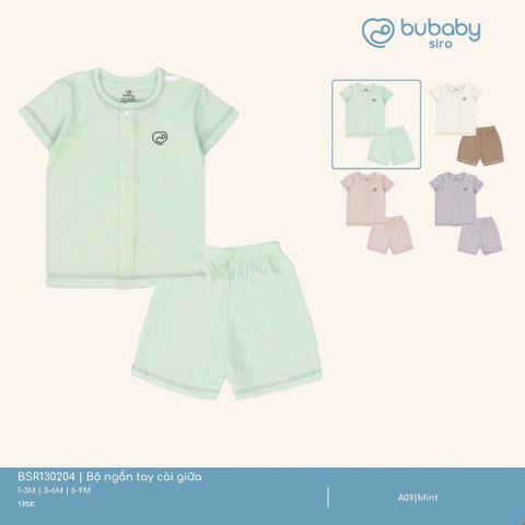 Bộ ngắn tay cài giữa Bubaby BSR130204.06MB34