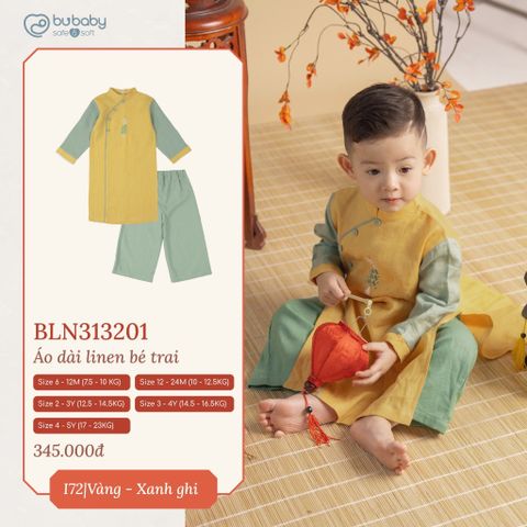 Áo dài linen bé traiBubaby BLN313201.03YI72