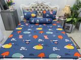 Ga chống thấm cotton Ú Òa Cotton cao cấp - Hươu cao cổ xanh - 1m8*2m