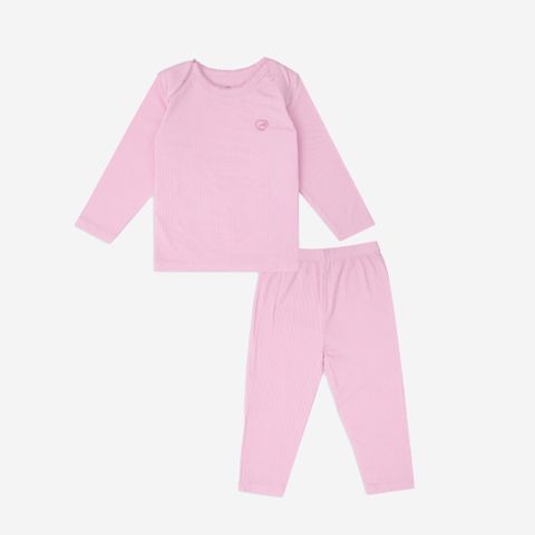 Promo Bộ dài tay cổ chồm Molist Bubaby - Hồng A05 - 18-24m