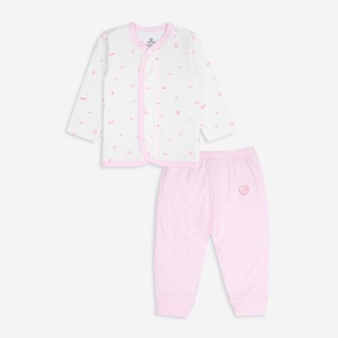 Bộ dài tay cài giữa Bambus Signature Bubaby